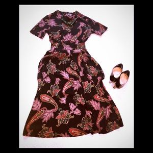 💰Vintage paisley skirt set